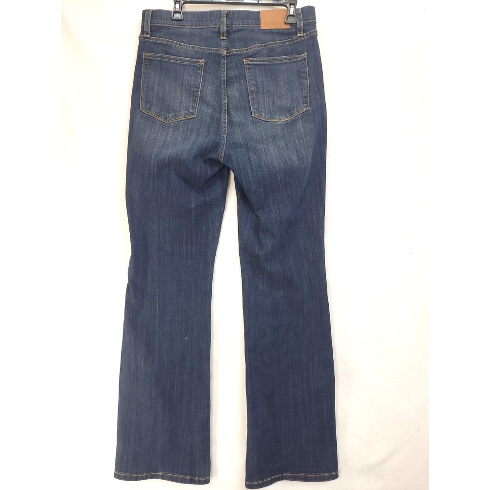 Judy Blue Stretch Jeans Jeggings Sz 13/31 Dk Wash Hi Rise Slim Fit Bootcut - Picture 2 of 10